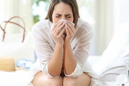 Huisstofmijt allergie klachten in een hotel