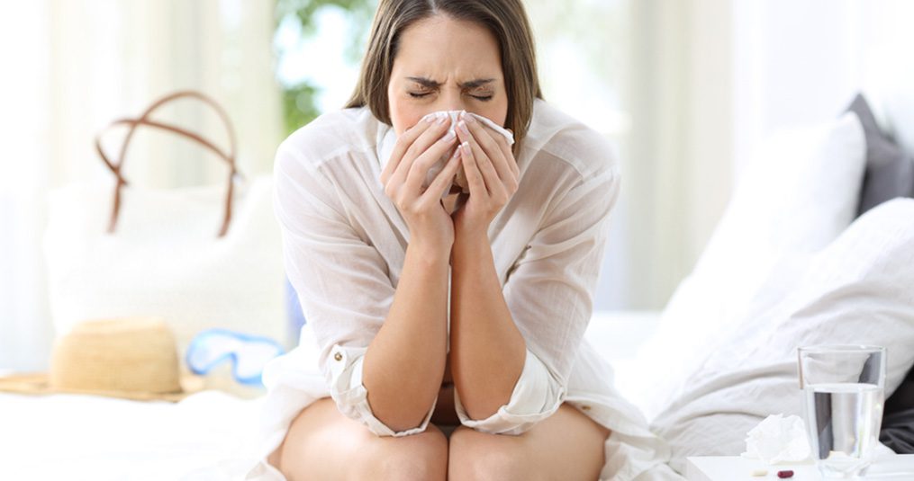 Huisstofmijt allergie klachten in een hotel